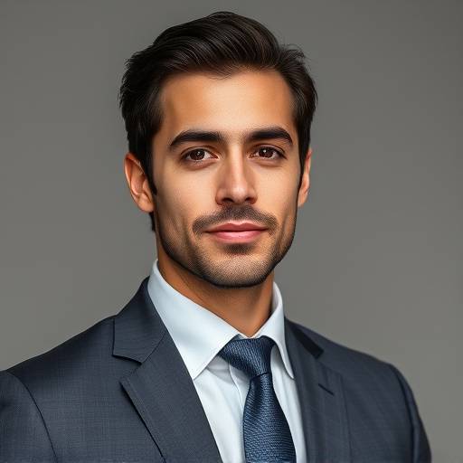 Foto del instructor Javier Pérez posando formalmente