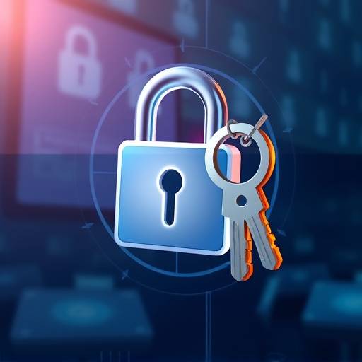 Ícono de privacidad que representa un candado con una llave